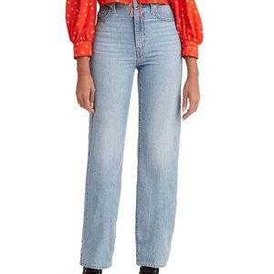 Levi's Women's High Waisted Straight Jeans In a Pinch- Light Indigo